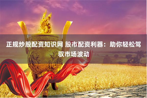 正规炒股配资知识网 股市配资利器：助你轻松驾驭市场波动
